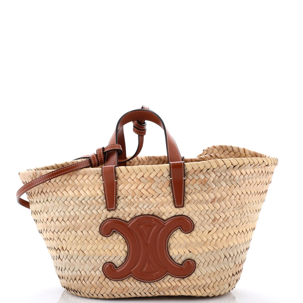 Celine Medium Triomphe Basket Shoulder Bag